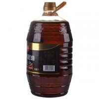 廠家直銷 仙餐非轉(zhuǎn)基因琥珀特香菜籽油5l 自榨四川風味食用油5升