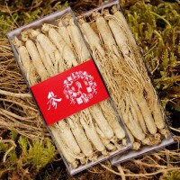 長(zhǎng)白山干人參東北原皮白參吉林生曬參大支一斤裝白參全須500g干參